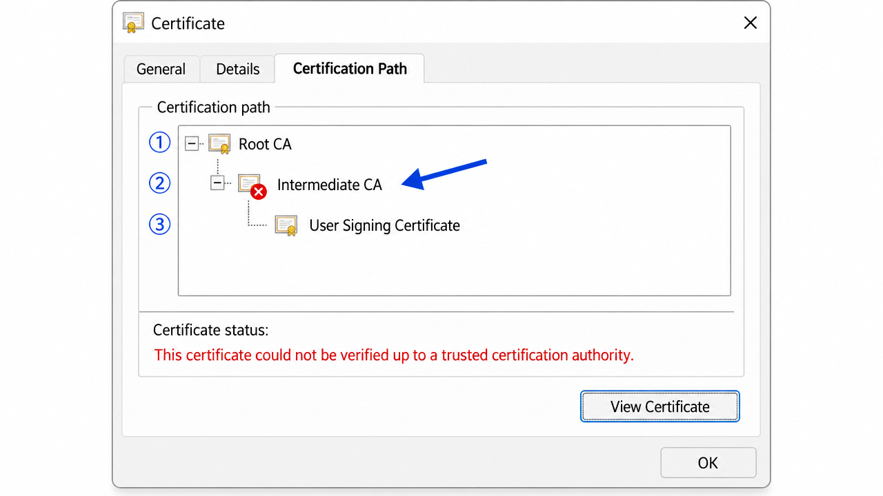 Featured image for PKI Trust Chain Troubleshooting — Complete Fix Guide (India)