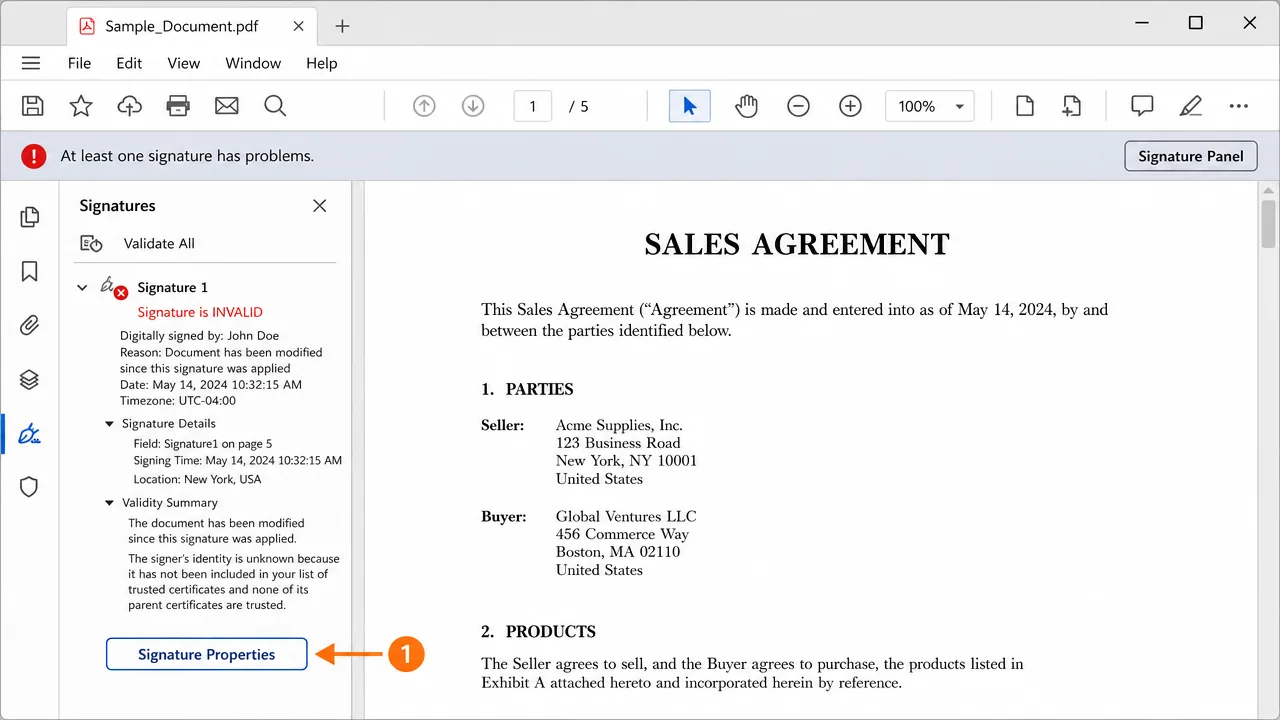 Featured image for Adobe Signature Invalid (Australia) — Complete Fix Guide