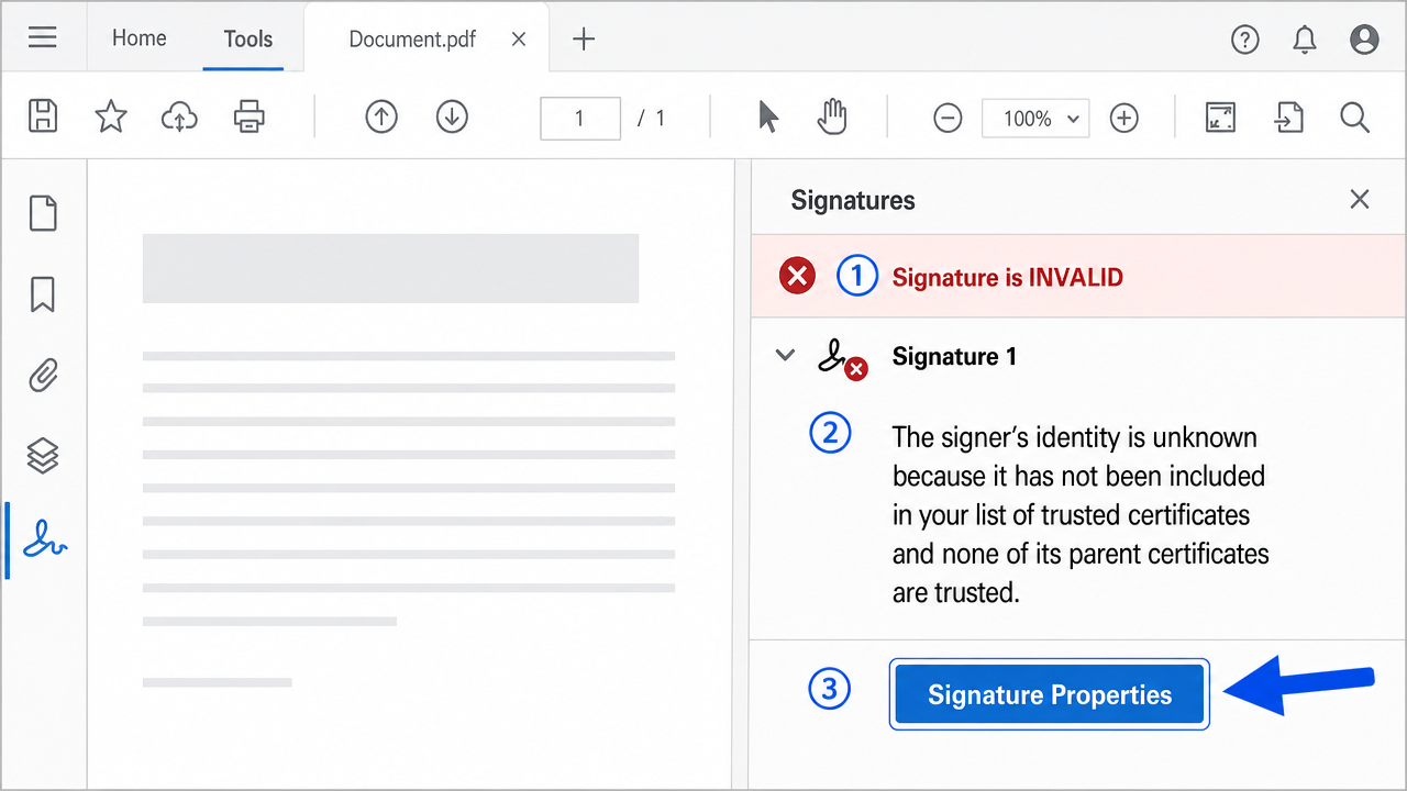 Featured image for Adobe Acrobat Signature Invalid — Complete Fix Guide (India)